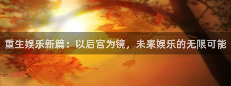 U8国际平台总代理：重生娱乐新篇：以后宫为镜，未来娱乐的无限可能